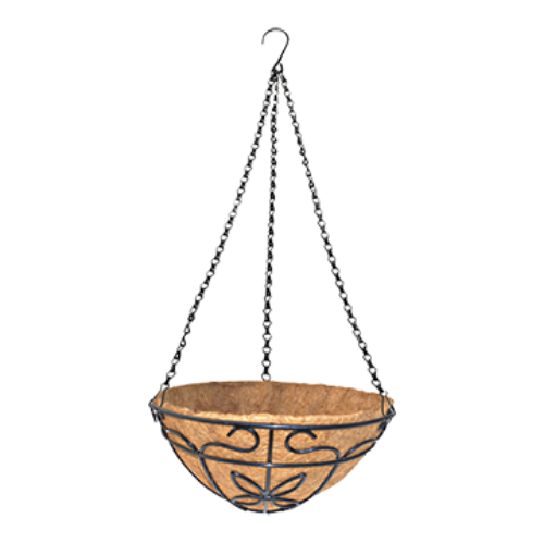 Imagen de 30.5CM CESTA DE ALAMBRE COLGANTE (NEGRO)