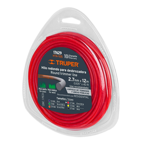 Imagen de CUERDA PARA ORILLADORA. 2,7mmX 12mts HTA-105 (1518)