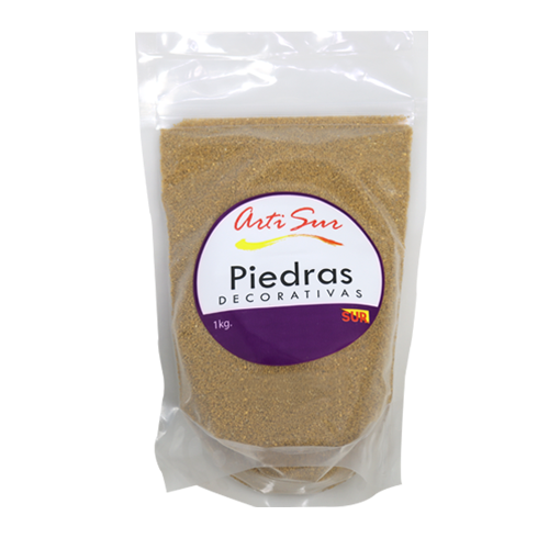 Imagen de ARTISUR PIEDRA CUARZO AMARILLO OXIDO  BOLSA 1 KG 