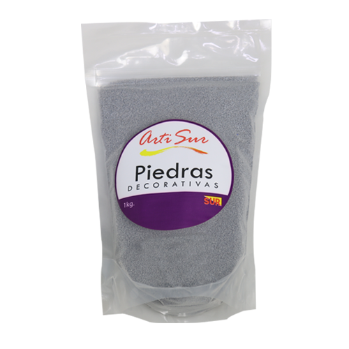 Imagen de ARTISUR PIEDRA CUARZO GRIS  BOLSA 1 KG 