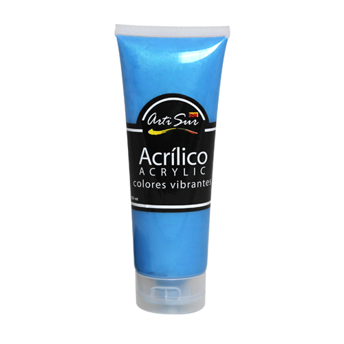 Imagen de ACRÍLICO AZUL PERLADO 250 ML