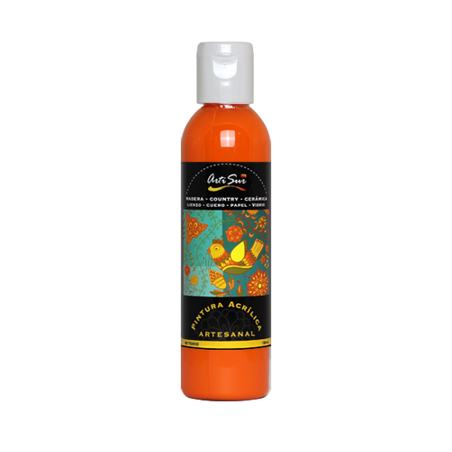 Imagen de PINTURA ARTESANAL NARANJA 120 ML