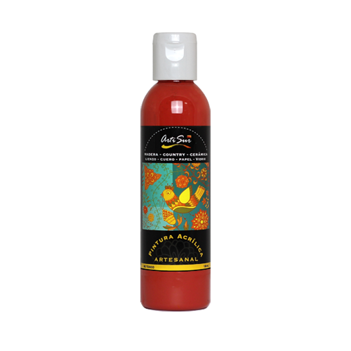 Imagen de PINTURA ARTESANAL ROJO 120 ML