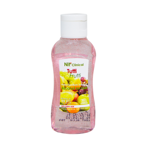 Imagen de ALCOHOL EN GEL TUTTI FRUTTI PRESENTACIÓN 50 ML