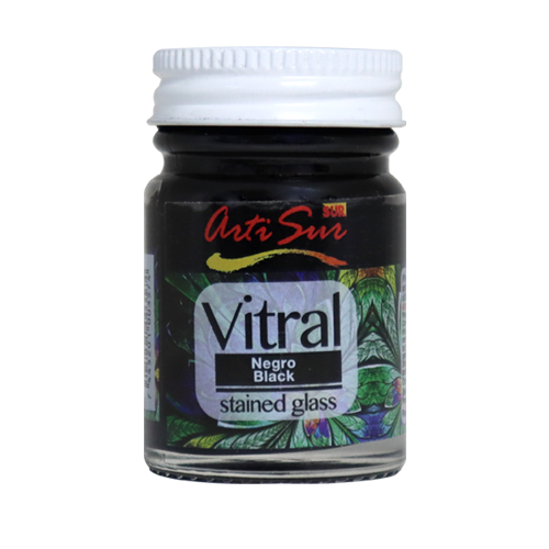 Imagen de PINTURA VITRAL NEGRO
