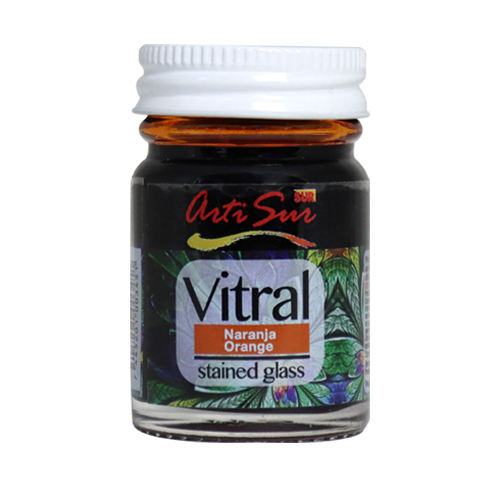 Imagen de PINTURA VITRAL NARANJA