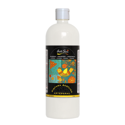 Imagen de PINTURA ARTESANAL BLANCO 1 LITRO